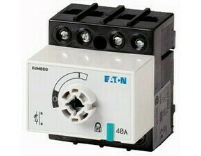 EATON 1314052 DMM-40/1-SK Odpínač DUMECO, 40A, 3+N-pól, zadní montáž, bez ovládací páky
