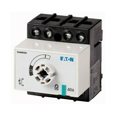 EATON 1314052 DMM-40/1-SK Odpínač DUMECO, 40A, 3+N-pól, zadní montáž, bez ovládací páky