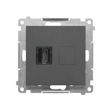 SIMON TGHDMI.01/116 Zásuvka HDMI 1 násobná (přístroj s krytem) bílá