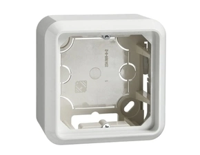SCHN 234114 ELSO Fashion - krabice s rámečkem pro montáž na omítku, čistě bílá