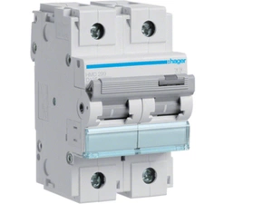 Jistič dvoupolový HAGER HMD299 2-pól. 125 A, char. D, 15 kA