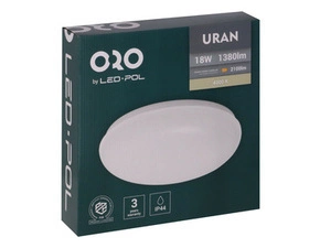 Nástěnné a stropní LED svítidlo LED-POL Uran 18W neutrální bílá