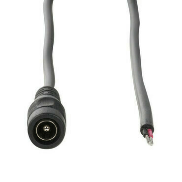 Konektor power MC LED zásuvka, volný konec (AWG 18/0,82 mm2), černý, max. 10A, délka 2m