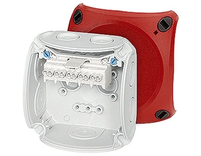 HEN DK 0202 R Krabcová rozvodka pro vnitřní a venkovní chráněné instalace IP 66, se svorkovnicí do 2