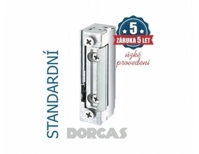 Elektrický zámek DORCAS 41-2NF: úzký (16 mm), STANDARDNÍ; 8-12V AC/DC