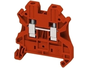 SCHN NSYTRV42RD Šroubová svorka, 2 body, 4mm2 červená (obj. mn. 50ks)