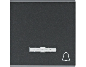 HAG WL6113 Klapka s podsvětlením a symbolem „Zvonek”, černá mat