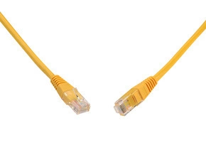 INTLK 28340059 C5E-155YE-0,5MB Patch kabel CAT5E UTP PVC 0,5m žlutý non-snag-proof C5E-155YE-0,5MB