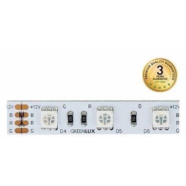 Pásek LED GREENLUX RGB 60LED/14,4W/m IP20 5m