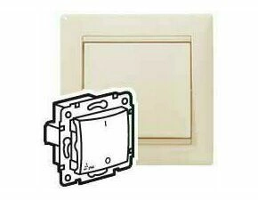 LEG 774192 VA BÉŽ. 2P SPÍNAČ Č.2 IP44