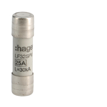 HAG LF325PV Pojistka válcová, velikost 10x38, 25A gR 600V DC