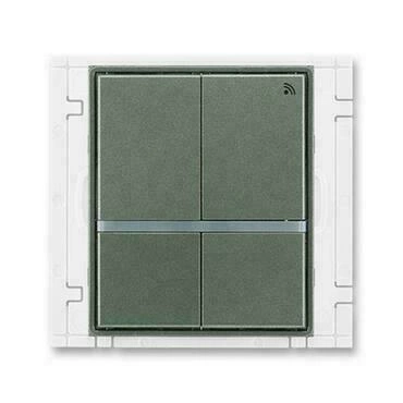 Vysílač RF signálu ABB Time 3299E-A11908 34, antracitová, čtyřtlačítkový, nástěnný, 868 MHz