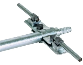 DEHN 625012  Připojovací svorka pro hl. zemnič, FeZn, D 25mm oboustranná, se svorkou KS, pro prů DEH DEHN