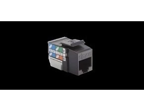 Konektor datové zásuvky SIMON CJ645U, RJ45 kat. 6, nestíněný (UTP), značka Simon Connectivity, černá