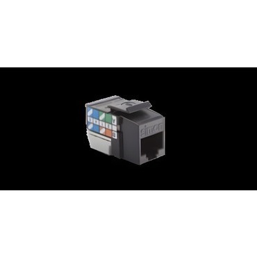 Konektor datové zásuvky SIMON CJ645U, RJ45 kat. 6, nestíněný (UTP), značka Simon Connectivity, černá
