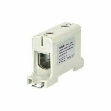 Svorka univerzální ELEMAN 1006619, UK 95/1 A, 245A, 1pól., AL/CU, krytá, šedá, na DIN/panel