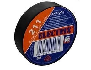 Páska elektroizolační ANTICOR 905 211 PVC/19x10x0,13/černá