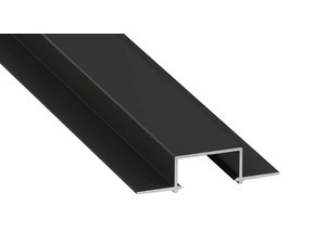 LED profil GREENLUX AL-PROFIL HIRO BLACK 1M (10-0845-10)
