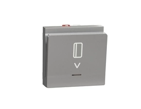 SCHN NU328330 Unica - Spínač pro hotelové karty, 2M, Aluminium