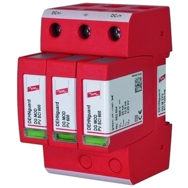 DEHN 952517 Svodič přepětí guard M FM Vícepólový, pro FV aplikace do 15200V DC, s modulem dálko DEH DEHN