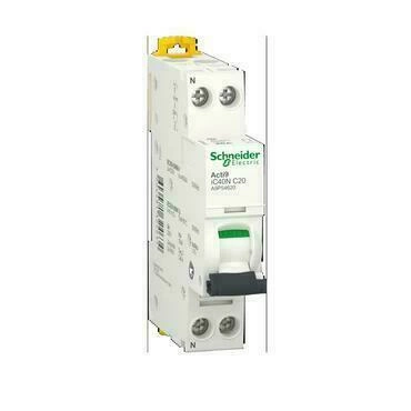SCHN A9P54620 Jistič Acti9 iC40N 1P+N 20A C 6kA RP 0,13kč/ks