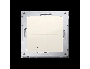 Ovladač tlačítkový SIMON GO DEK1W.01/41, (přístroj s krytem), Control, Wi-Fi, krémová