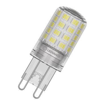 LED žárovka LEDVANCE LED PIN40 4.2W 827 CL G9 P, čiřá