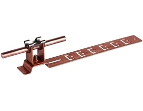 DEHN 206207  Podpěra vedení UNIgrip nerez/galCu H 20mm, pro prům. 8mm m., s lomenou vzpěrou L 20 DEH DEHN