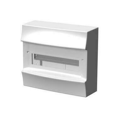 Rozvodnice nástěnná ABB 1SPE007717F0400, IP41/12M, Mistral41W bez. N/PE, bez dvířek