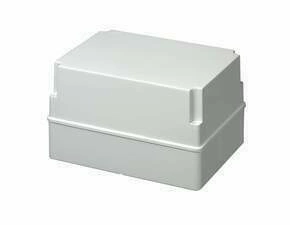MALPRO S-BOX 716HM Krabice S-BOX 716H, 380 x 300 x 180 mm, IP56 šedá, vysoká, plastové šrouby, 650°C