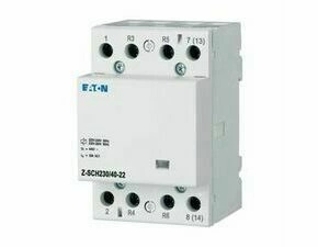 EATON 248853 Z-SCH230/40-22 Instalační stykač, 230V~, 40A, 2zap. 2vyp. kont.