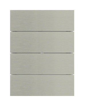 HAG 75164593 Senzor, tlačítkový, 4-násobný, Komfort, B.IQ, ušlecht. nerez. ocel