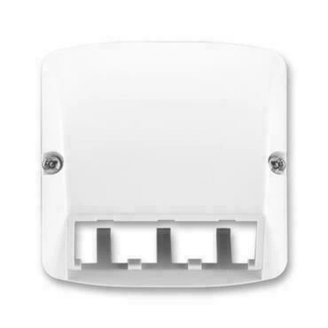 Kryt zásuvky ABB Tango 5014A-A00410 B, bílá, komunikační (pro prvky Panduit Mini-Com)