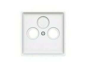 Kryt zásuvky ABB Classic 5011C-A00300 B1, jasně bílá, televizní, rozhlasové (a satelitní)