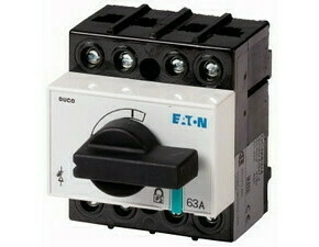 EATON 1314006 DCM-63/4 Odpínač DUCO, 63A, 4 pól, s pevnou osou a ovládací pákou