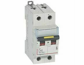 Jistič dvoupolový LEGRAND 409572 DX3 DC 2P C40 16KA