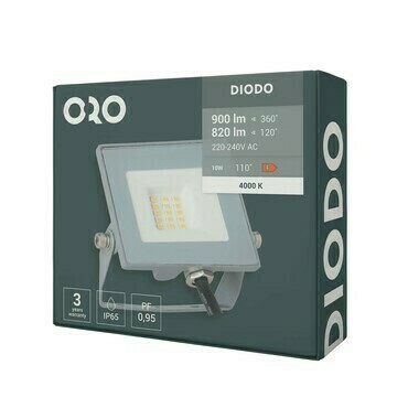 LED reflektor LED-POL Diodo 10W neutrální bílá