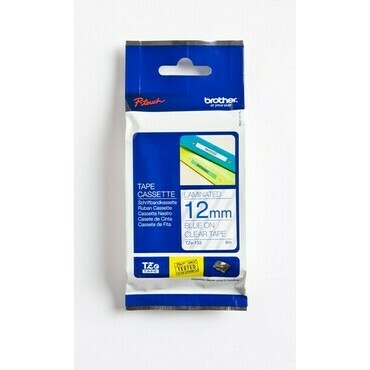 BROTHER  Páska 12  TZe-133 průhl/modrá