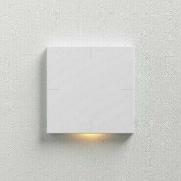 TAPHO TH-PB5-WM-1.1-WHITE Smart switch 5 buttons white Smart 5-tlačidlo biele so senzorom vlhkosti a