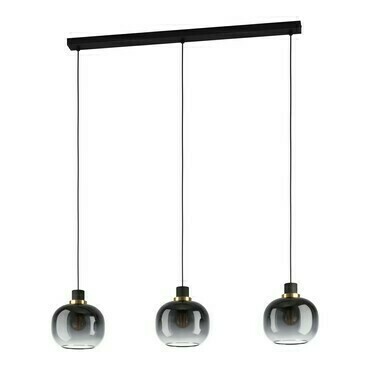 Svítidlo závěsné EGLO HL 3 E27 SW MS-GEB. SW-GRAU-TR.OILELLA