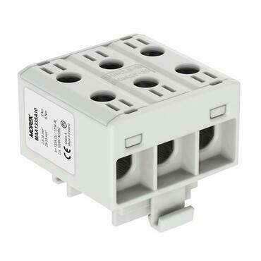 MOREK MAA1335A10 Univerzální řadová svorka OTL 35-3x(3pól.) 3xAl/Cu 2,5-35mm2 1000V šedá