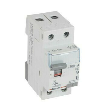 Chránič dvoupolový LEGRAND 411576 TX3 CHRÁN. 2P 63A 300MA A