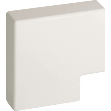 SCHM 03266 Plochý roh pro minikanály 40x17 - bílá