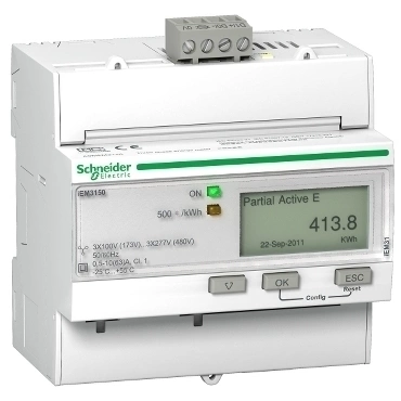SCHN A9MEM3150 Elektroměr iEM3150 do 63A, komunikace Modbus RP 0,4kč/ks