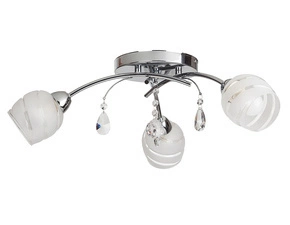 Svítidlo stropní RABALUX 2621 MELISSA chromová E14 3x MAX 60W