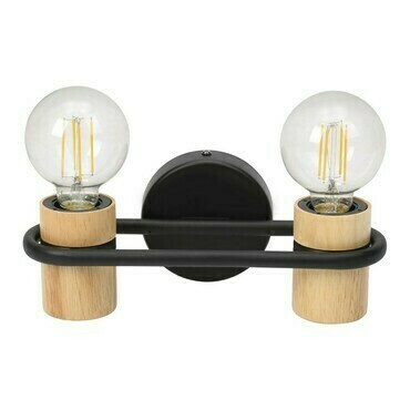 Svítidlo nástěnné EGLO WL 2 E27 SCHWARZ HOLZ CHIEVELEY