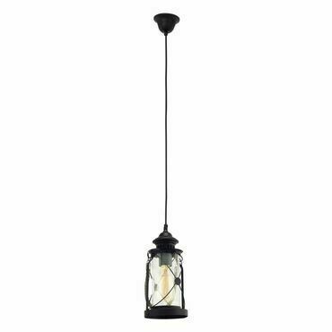 Závěsné svítidlo BRADFORD černá O140 mm 1X60W EGLO