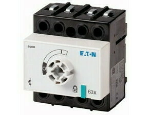 EATON 1314009 DCM-63/4-SK+FM Odpínač DUCO, 63A, 4 pól, čelní montáž, bez ovládací páky