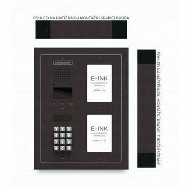 CZPHONE 4004091024 S elektronickým papírem (E-INK) FlatLine: MĚDĚNÁ - DUO Standard: klávesnice až 32