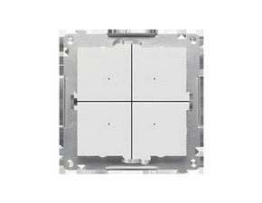 Ovladač tlačítkový SIMON GO TENB1W.01/114, bateriový pro ovl. GO, Control B, Wi-Fi, světle šedá mat
